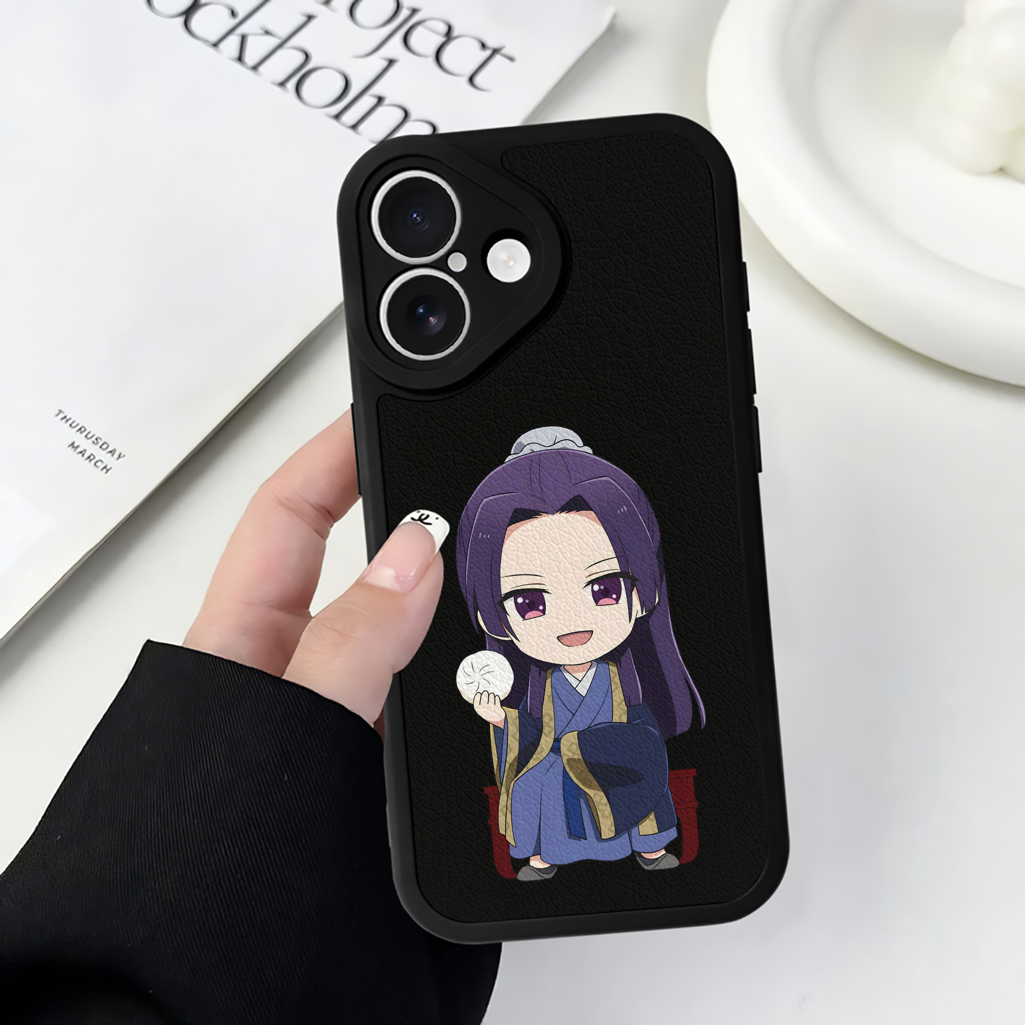 薬屋のひとりごと The Apothecary Diaries 【iPhone 16シリーズ対応】シリコンスマホケース（レザー調） 材質：シリコン
